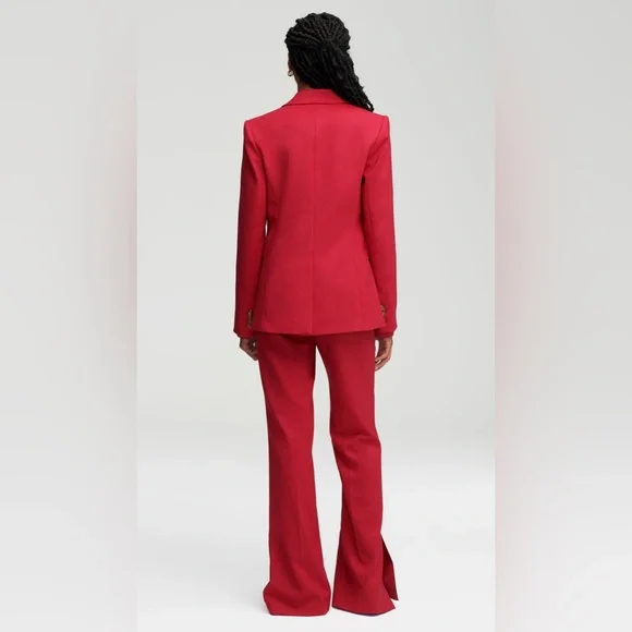 Argent Single Button Blazer in Seasonless Wool